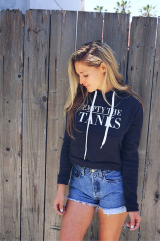 Empty the Tanks Womens Hoodie - Wilddtail