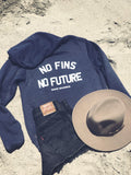 **NEW** Shark Hoodie No Fins No Future - Save Sharks - Wilddtail