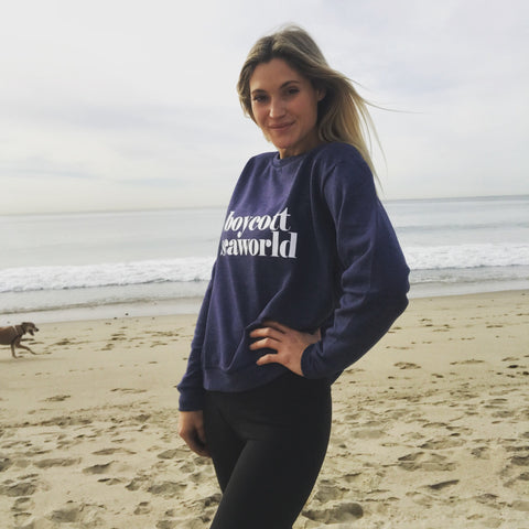 Boycott Seaworld Sweatshirt - Wilddtail