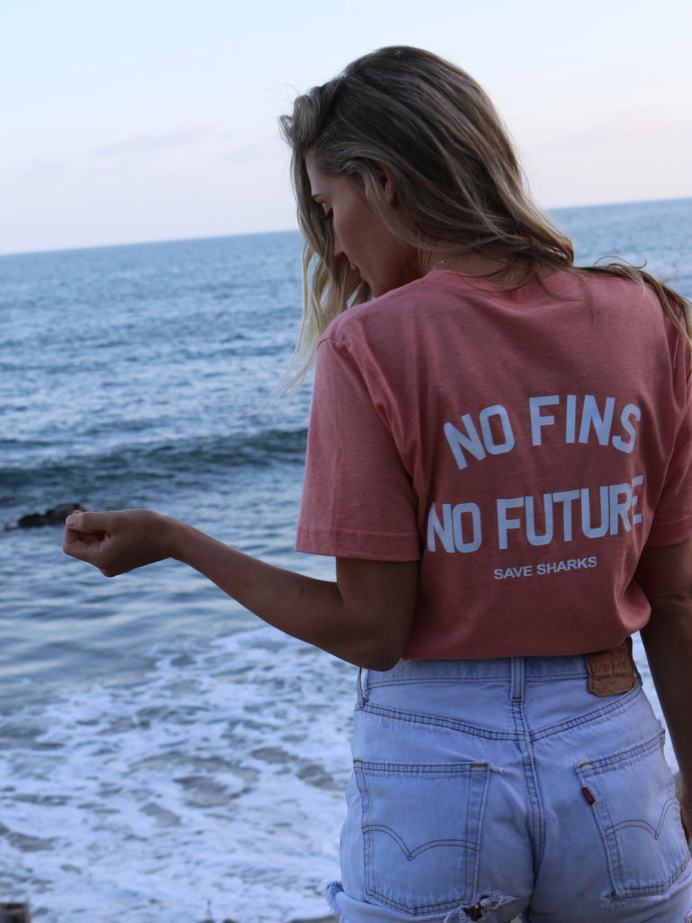 **NEW** Shark Shirt - No Fins No Future Save Sharks Tee